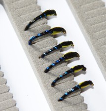  Flies Blue & Black Yellow