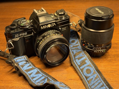 Minolta 700 with 135mm and - x-700,