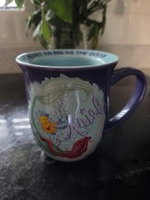 Disney Store Little Mermaid Ariel Mug Cup Heart as big as the Ocean