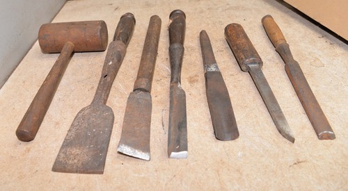 Timberframe mallet chisel - 7,