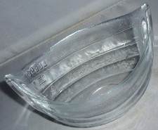 SWEDISH NYBRO PAUL ISLING CLEAR CRYSTAL BOAT SMALL BOWL DISH TEALIGHT HOLDER