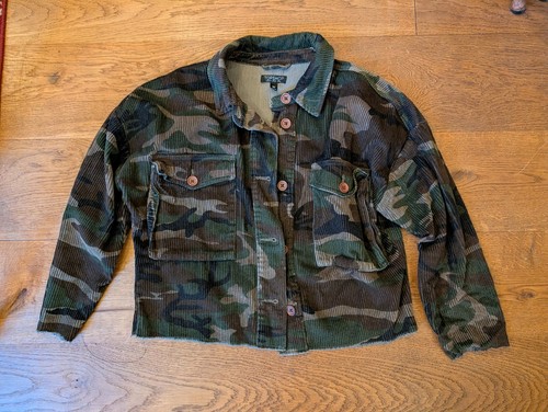 Camo cropped jacket - cropped, topshop