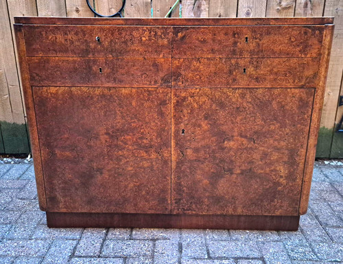 Vintage burr walnut art deco - burr,