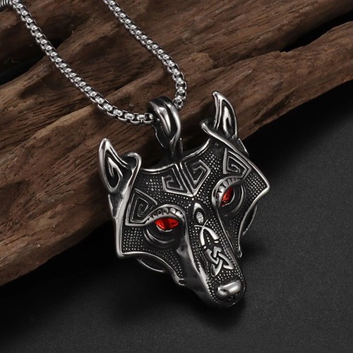 Vintage celtic wolf head - vintage,