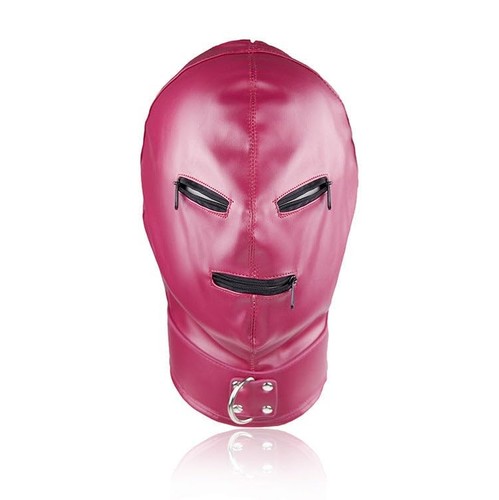 Pink faux leather zip - faux,