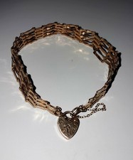 9 carat gold gate bracelet
