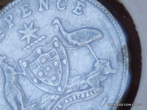 1926 silver sixpence error - 1926,