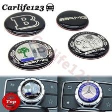 for Mercedes-Benz Brabus AMG Apple Tree Car Center Console Button Sticker Emblem