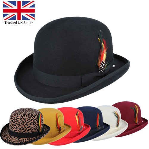 Classic bowler hat 100 wool - bowler, 100%