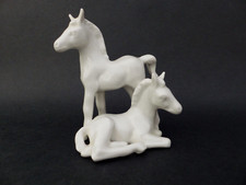 Chinese Oriental Miniature  Blanc De Chine Horse Figurine