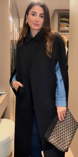 Zara oversize wool blend - oversize, cape