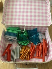 Geomag Supercolor Recycled Magnetic Construction Set – 161-Piece Large Bundle#SB