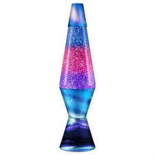 Lava Lamp Northern Lights 2160 Tri-colour Globe Silver Glitter Decorative 14.5