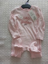 Baby Girl Sleepsuit In Size