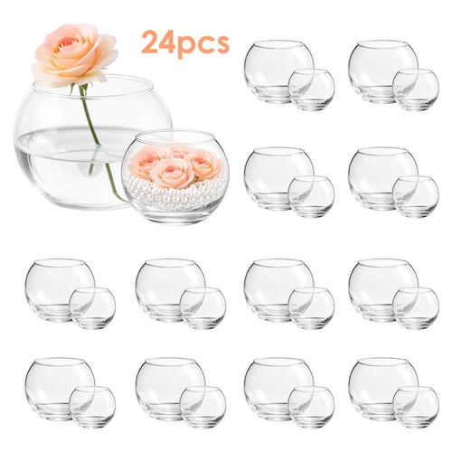 24pcs glass bubble vases - glass,