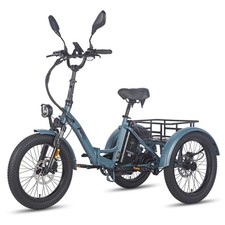 HOT 20in Fafrees Electric Tricycle 21AH Cargo E-Trike Fat Tire 3 Wheel E-Bike CE