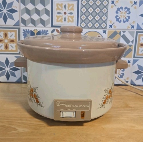 Vintage swan slow cooker - swan,