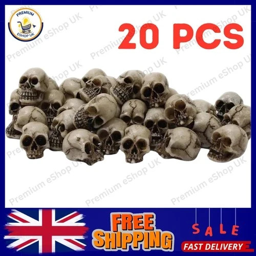 20pcs mini skulls - mini, decor