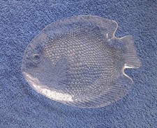 Vintage Clear Glass Fish