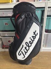 Titleist Midsize Tour Golf Cart Bag, Black, 6-Way divider, rainhood, decent