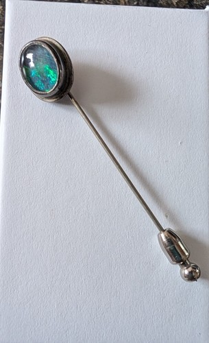 Vintage sterling silver blue - silver,