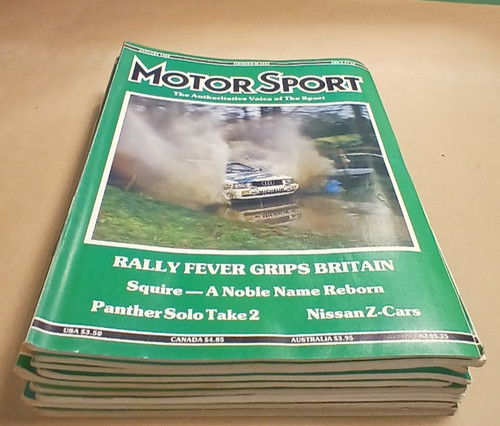 1988 motor sport magazine - sport,