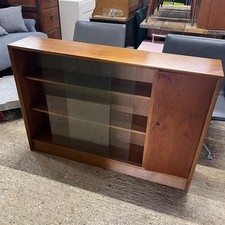 Mid Century Glazed Bookcase