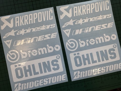 Sticker set 12pcs race