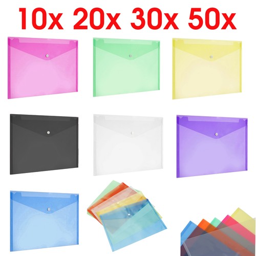 Plastic wallets folders - a4,