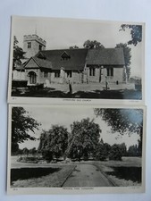 2 Tuck Real Photos. CHINGFORD, Memorial Park & Old Church. CF 6 and CF 1  (m)