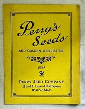 1934 CATALOG PERRYS SEED CO