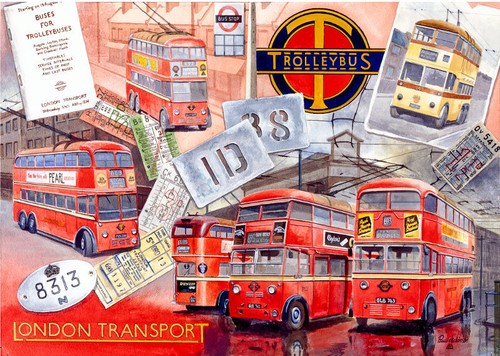 Trolleybus london transport - london,