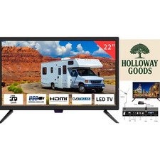 Portable 22 inch High-Definition TV with USB, HDMI, Perfect for Home & Travel