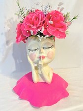 CUTE SILK FLOWER PLANTER HEAD
