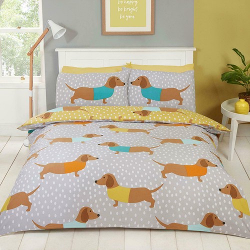 Sausage dog single - single, duvet