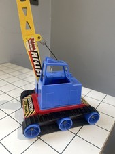 Vintage 1960s Triang Tin Plate Hiway Hilift Crane