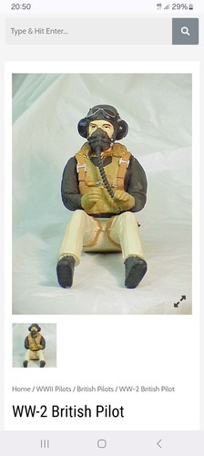 Model pilot ww2 fighter - model,