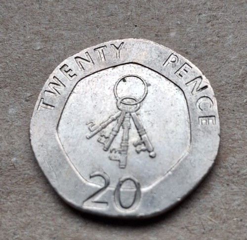Keys gibraltar 20p coin - keys, of