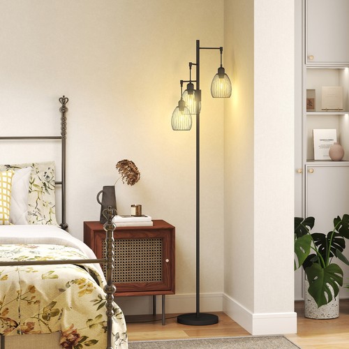 Light floor lamp industrial - 3-light,