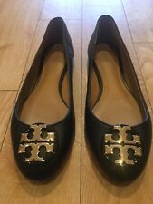 Tory Burch Claire classic real leather black ballet flats
