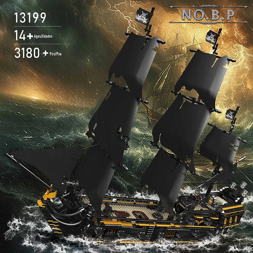 Mould king black pearl ship - king,