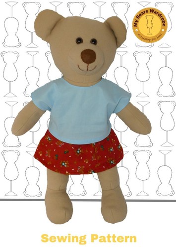 Sewing pattern teddy - pattern , bear