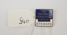 The Football Association Steward 1964 Badge