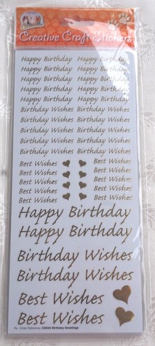 Craft stickers words and - craft,