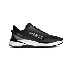 Sparco S-Run Motorsport Shoes / Trainers - Black - Size UK 8 / EUR 42