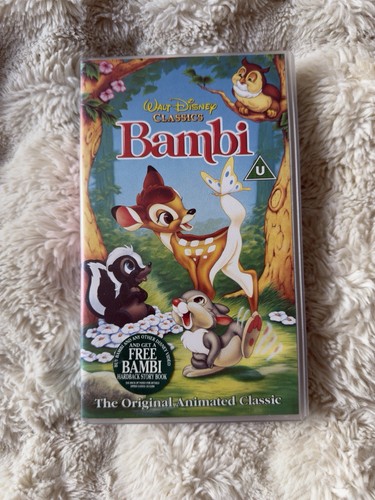Disney bambi vhs walt - bambi,