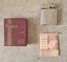 Vintage Ronson Banker Petrol