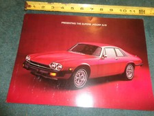1977 JAGUAR XJS SALES BROCHURE