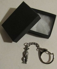 F) KEYRING PEWTER MEERKAT WILD