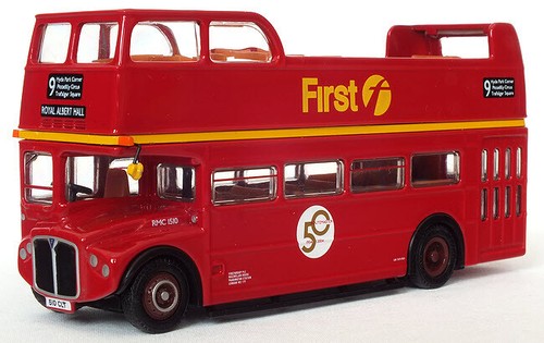 Diecast bus short open - bus,
